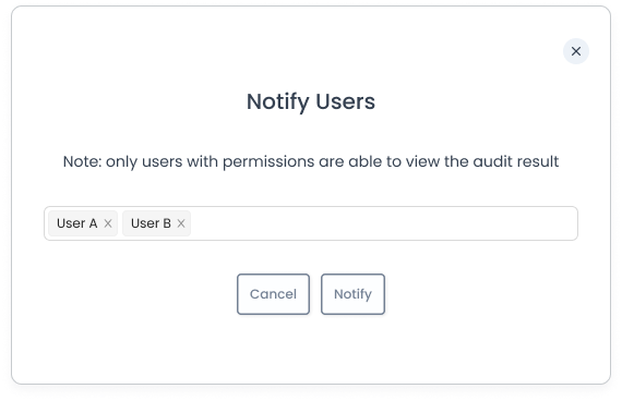 Notify Others Modal-Notify